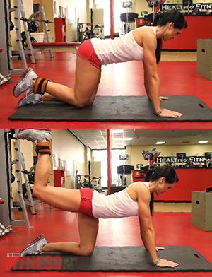 Fit Fast Booty Blast - A 30-minute butt-shaping workout! -Quadrupled Hip Extensions