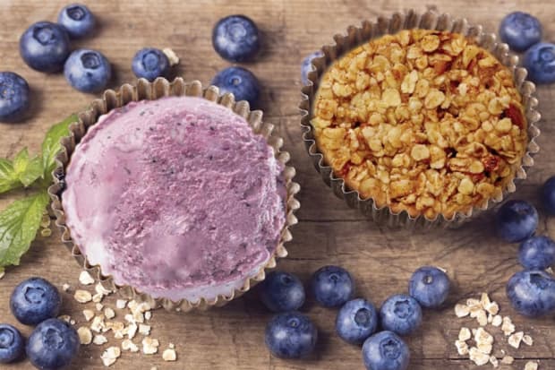 Blueberry Fro-Yo Cups Recipe
