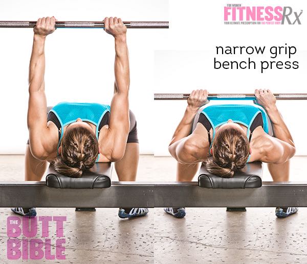 Pauline Nordin's Metabolic Booster Workout - Narrow Grip Bench Press