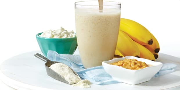 Banana Peanut Butter Protein Shake