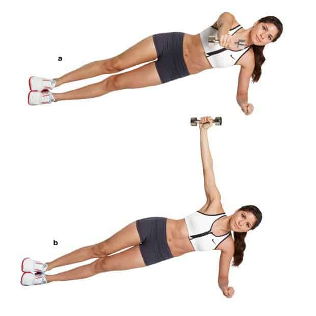 side plank 4 core moves