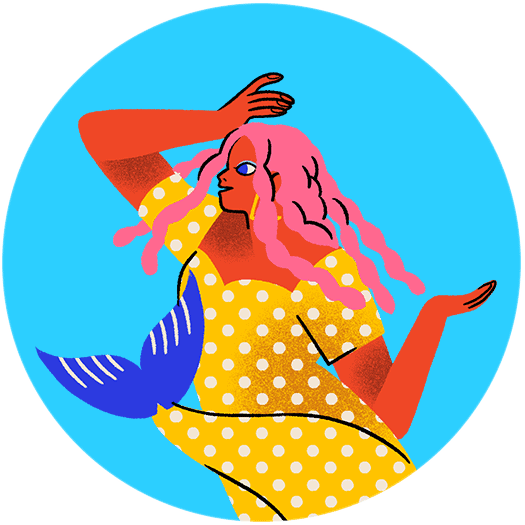Pisces Zodiac/Horoscope Illustration