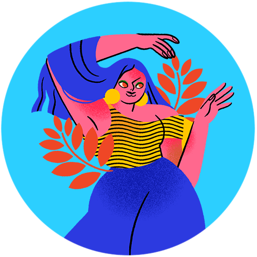 Virgo Zodiac/Horoscope Illustration