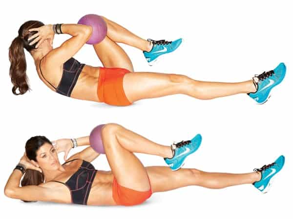 oblique-crunch quick and effective workout