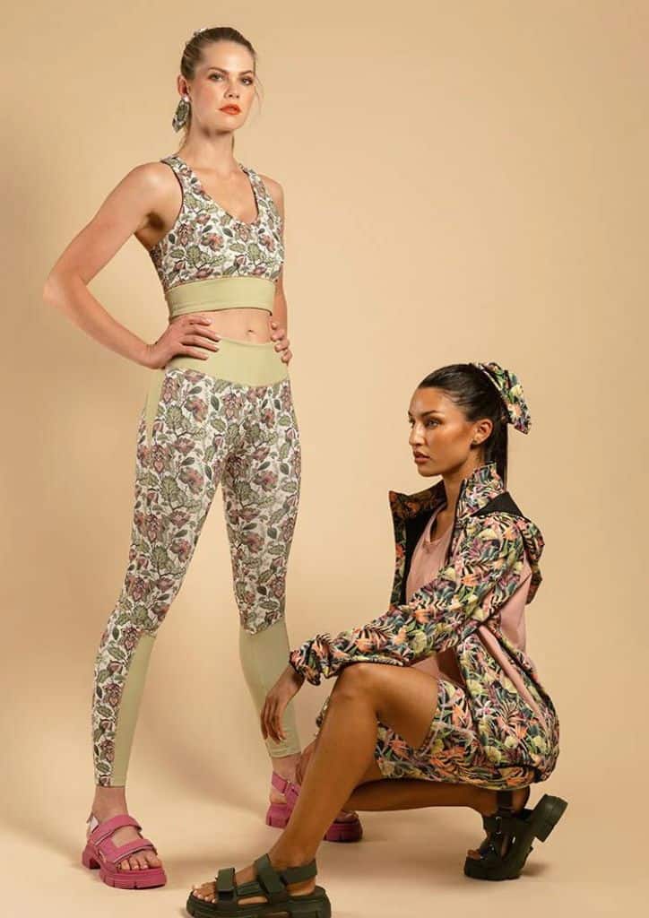 N3YH sage blossom activewear sets