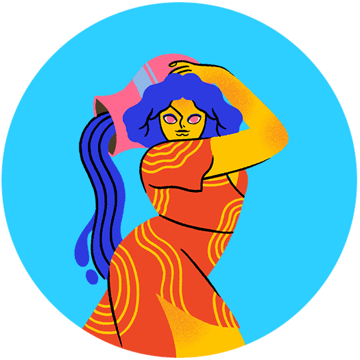 Aquarius Zodiac/Horoscope Illustration