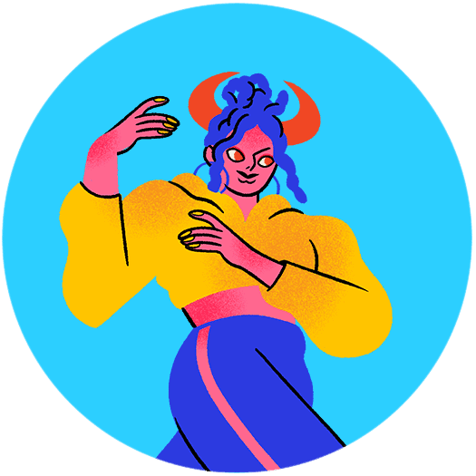 Taurus Zodiac Illustration