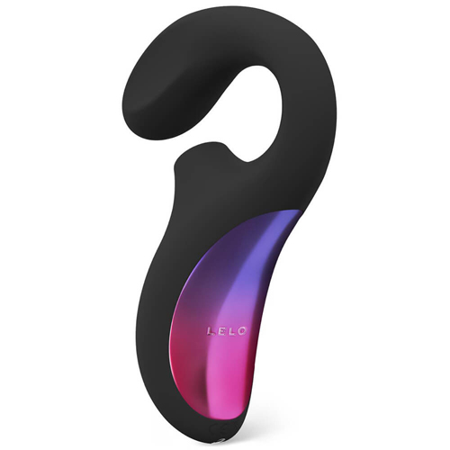 LELO Enigma Dual Stimulating G-Spot and Clitoral Stimulator on a white background