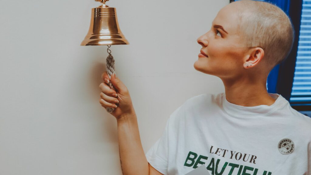 amber wright in treatment for breast cancer at age 27