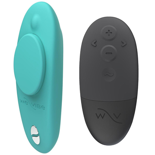 We-Vibe Moxie + Panty Vibrator on a white background