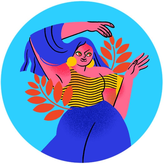 Virgo Zodiac/Horoscope Illustration