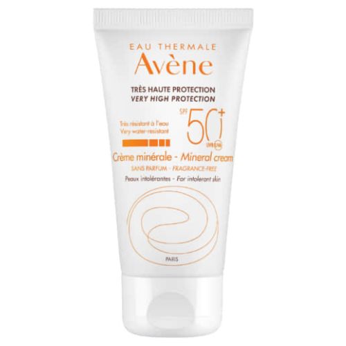 Avene mineral sunscreen for facial redness