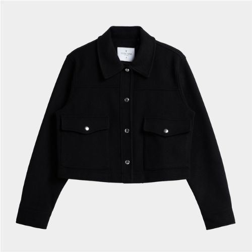 cropped shacket