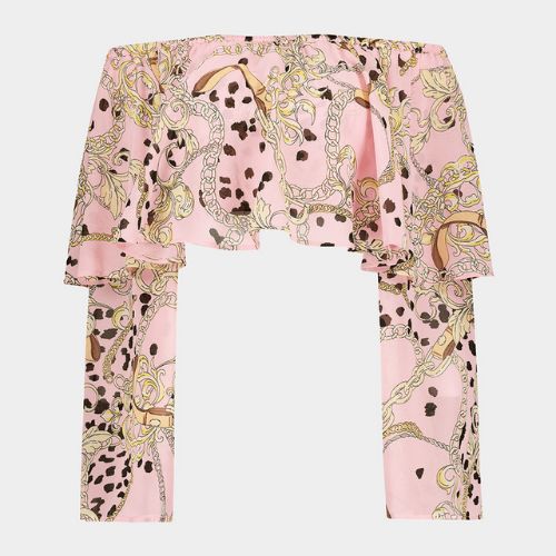 blousy flowy pink top