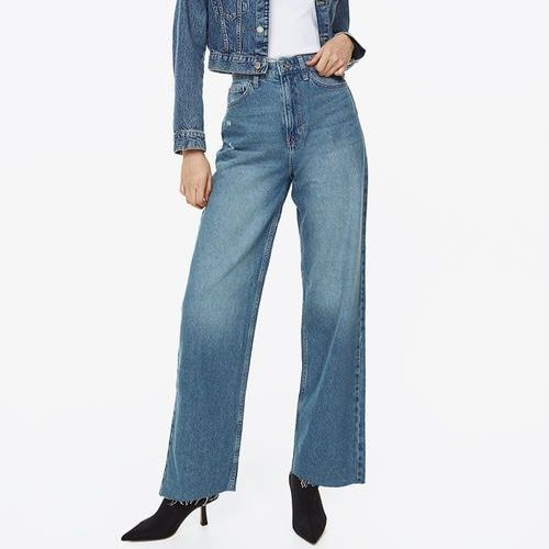 wide-legged jeans by H&M to style this season's denims