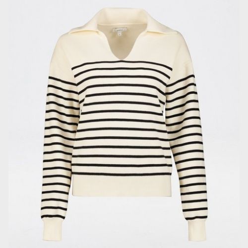 striped white jersey