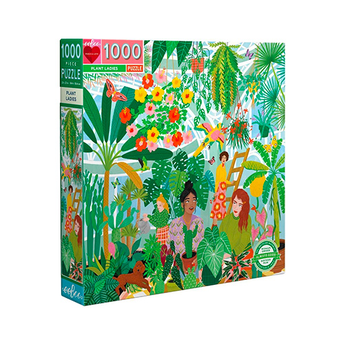 eeBoo Plant Ladies Jigsaw Puzzle (1000 Piece)