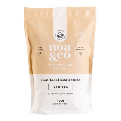 Noa&Co replenishing vegan protein powders