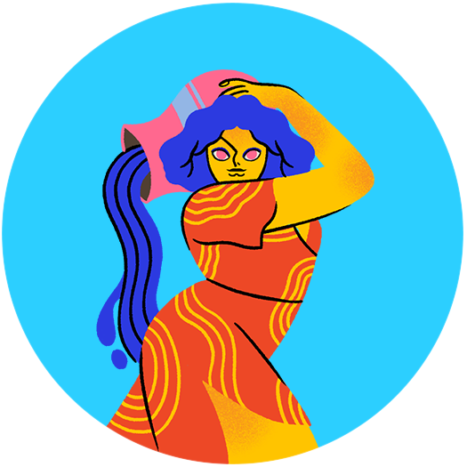 Aquarius Zodiac/Horoscope Illustration