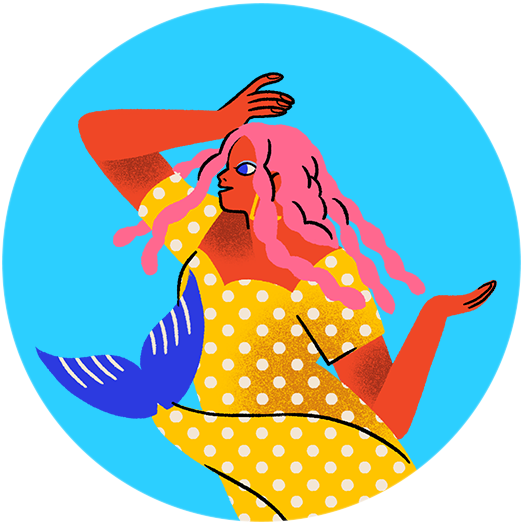Pisces Zodiac/Horoscope Illustration