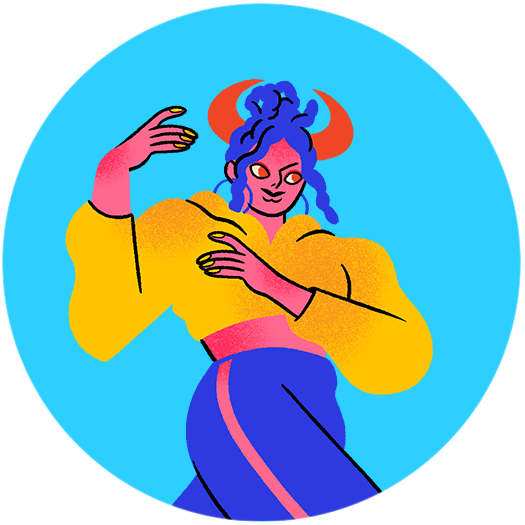 Taurus Zodiac Illustration