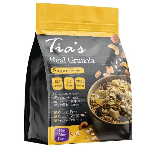healthiest muesli tia's real granola
