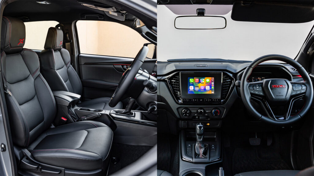 interior of ISUZU D-MAX X-RIDER
