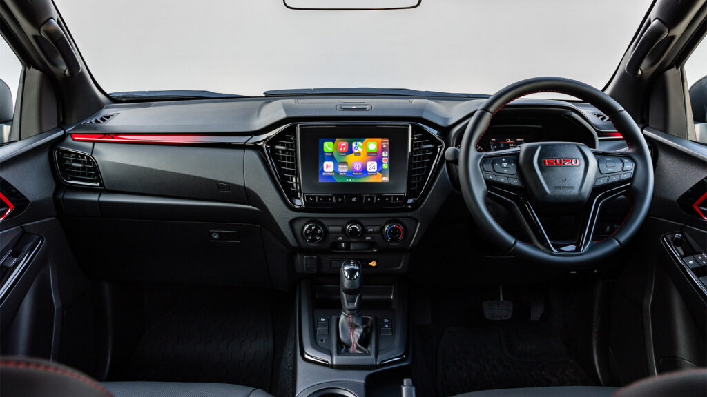 interior of ISUZU D-MAX X-RIDER
