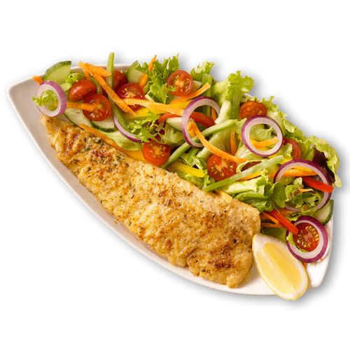 fishaways hake & salad