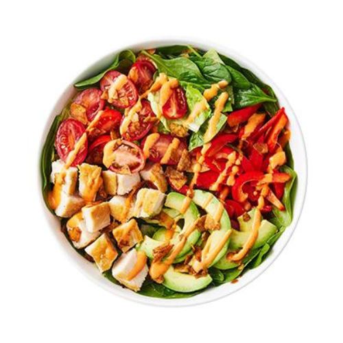 healthy restaurant meal options at kauai Sriracha Chicken Salad