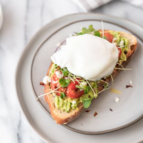 healthy restaurant meal options vovo telo poached egg on toast