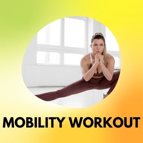 woman doing mobility moves as cross-training workout