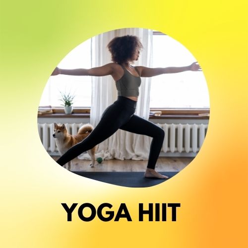 woman doing yoga part of cross-training workouts
