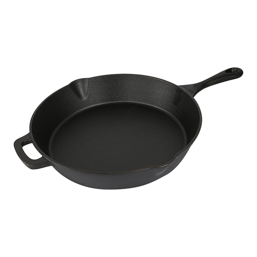 Camp Master 30cm Round Skillet Cast-Iron Pan