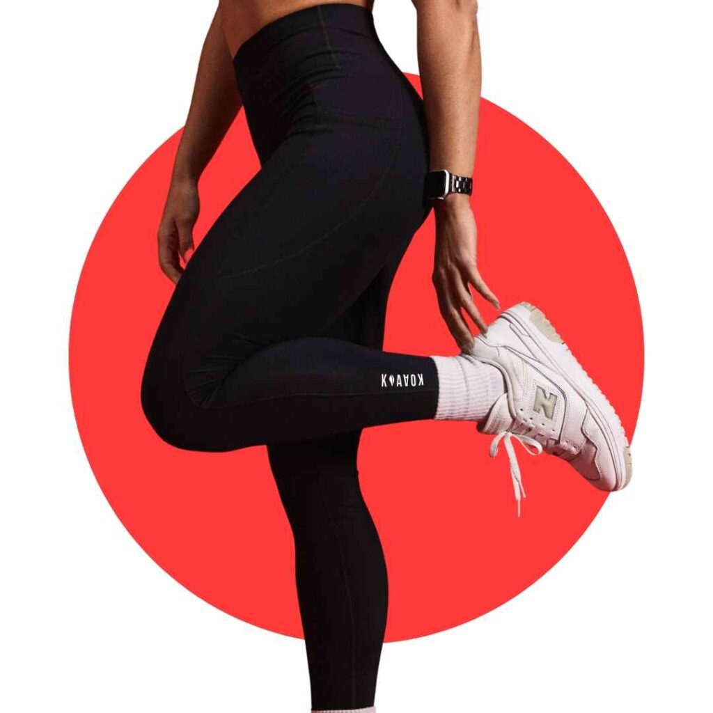 Koakoa Active Vela Pocket Leggings In Black