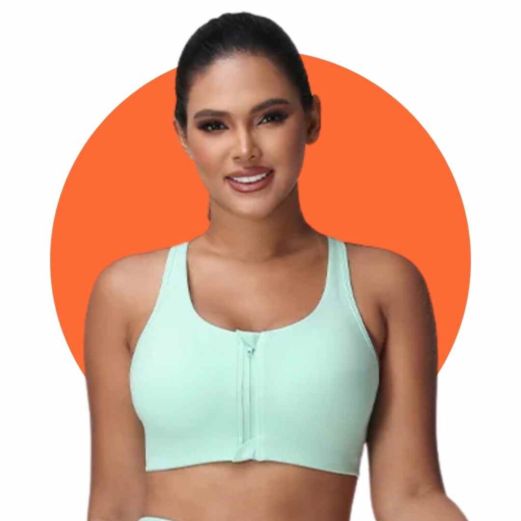 Zulu Zenith Zip Front Sports Bra