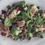 Chicken za'atar salad for a weekend braai